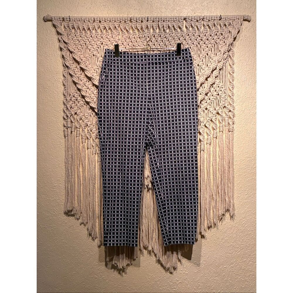 St. John St.John Window Pane Plaid Pants Emma Luxury Collection Size 10
